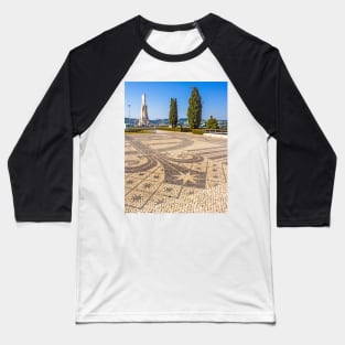 calçada portuguesa. portuguese stone paving. Empire Plaza. Lisbon Baseball T-Shirt